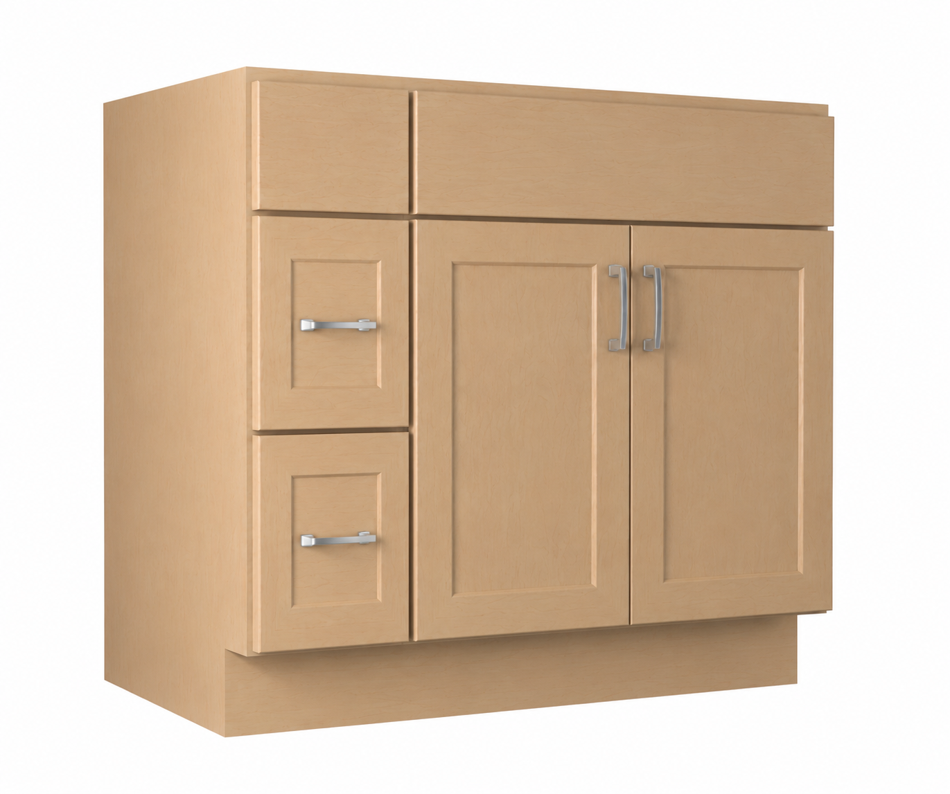 2 Drawer Combination Vanity Sink Base