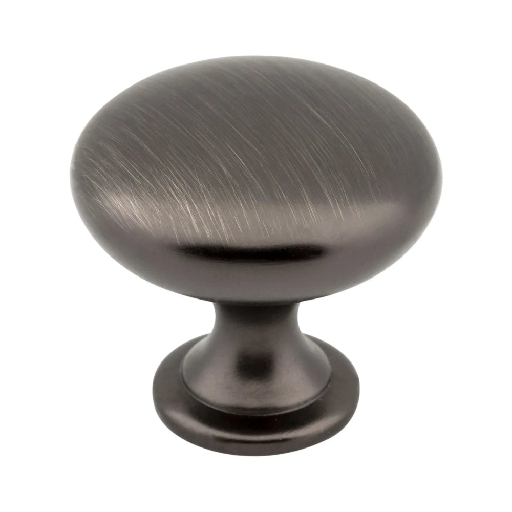 1-3/16" Diameter Satin Nickel Madison Cabinet Mushroom Knob