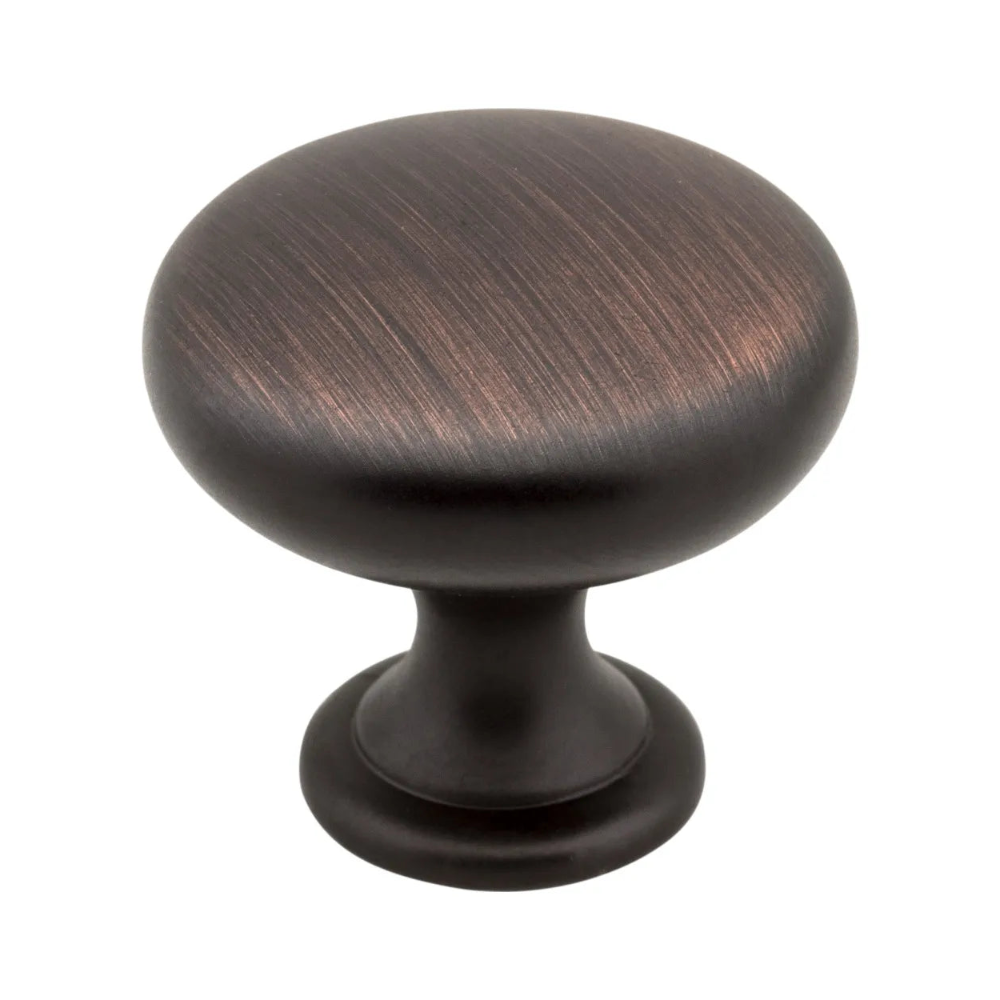 1-3/16" Diameter Satin Nickel Madison Cabinet Mushroom Knob