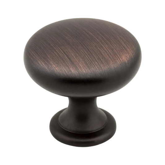 1-3/16" Diameter Satin Nickel Madison Cabinet Mushroom Knob
