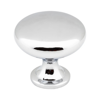 1-3/16" Diameter Satin Nickel Madison Cabinet Mushroom Knob