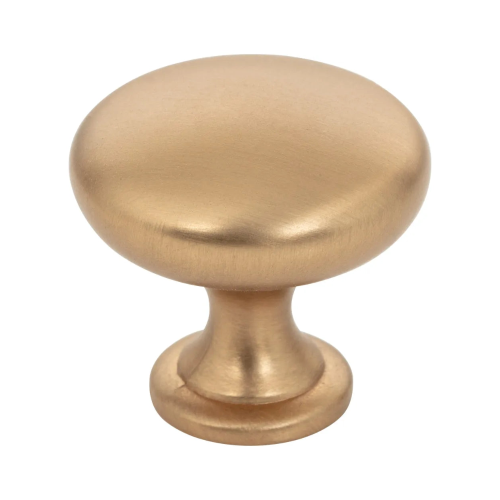1-3/16" Diameter Satin Nickel Madison Cabinet Mushroom Knob