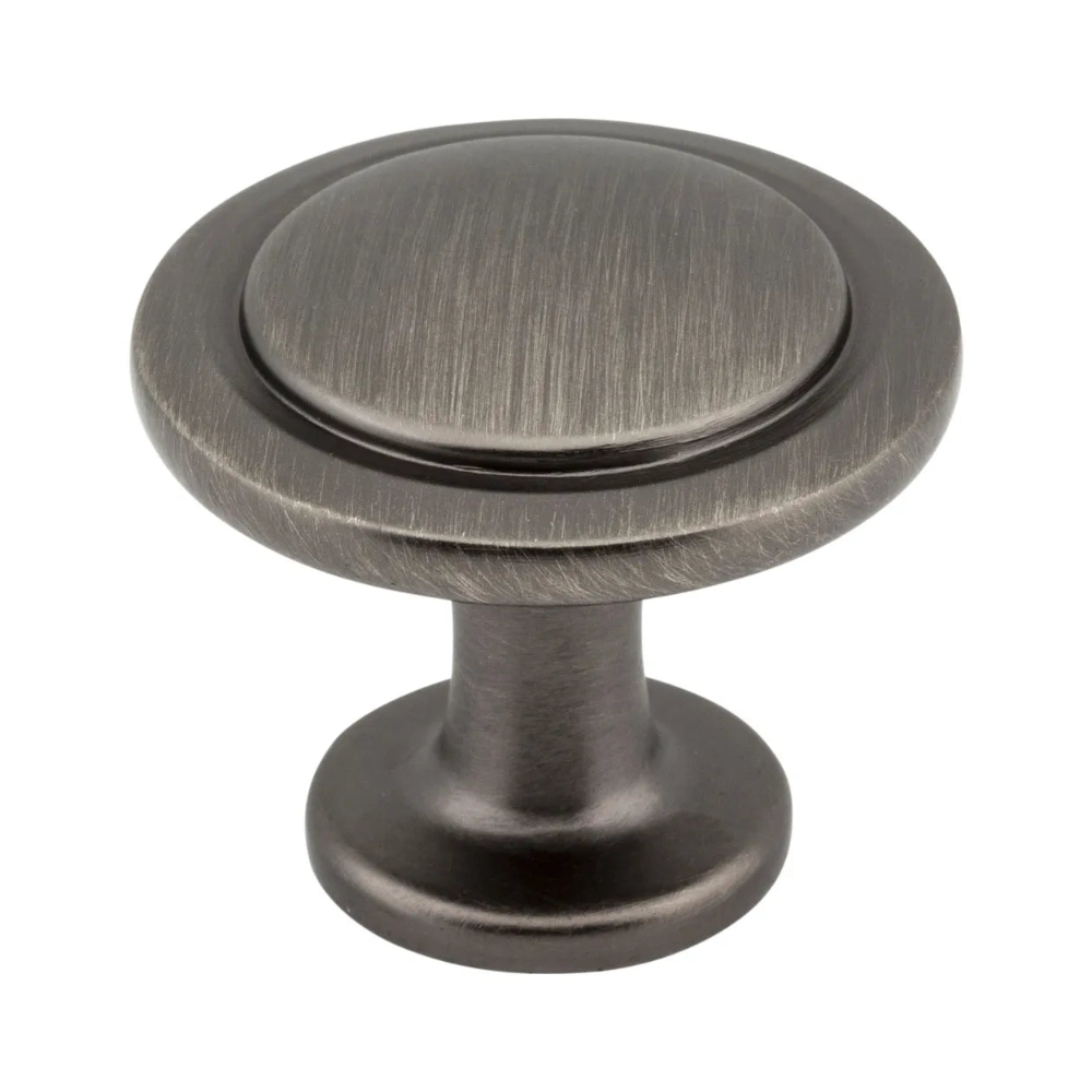 1-1/4" Diameter Round Button Gatsby Cabinet Knob
