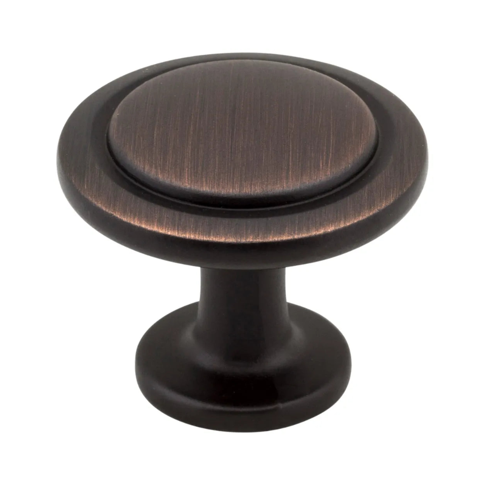 1-1/4" Diameter Round Button Gatsby Cabinet Knob