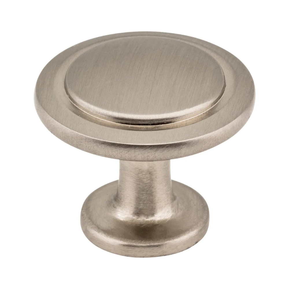 1-1/4" Diameter Round Button Gatsby Cabinet Knob