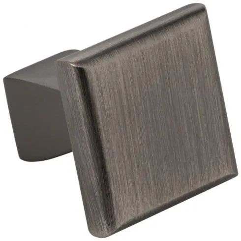 1" Overall Length Square Hadly Cabinet Knob