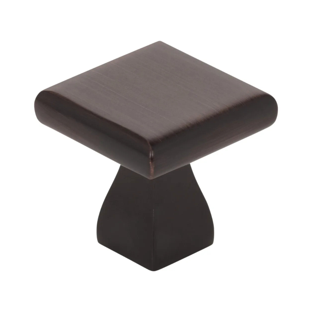 1" Overall Length Square Hadly Cabinet Knob