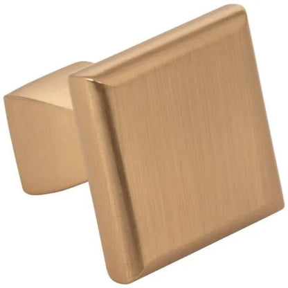 1" Overall Length Square Hadly Cabinet Knob
