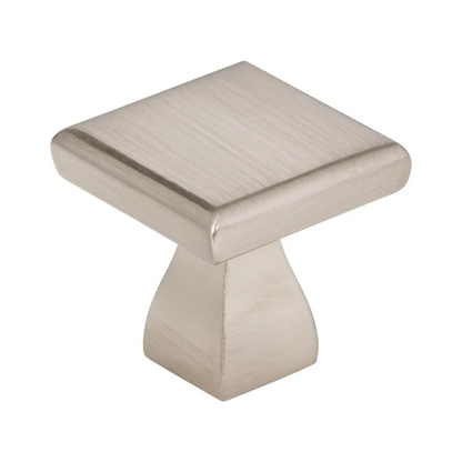 1" Overall Length Square Hadly Cabinet Knob