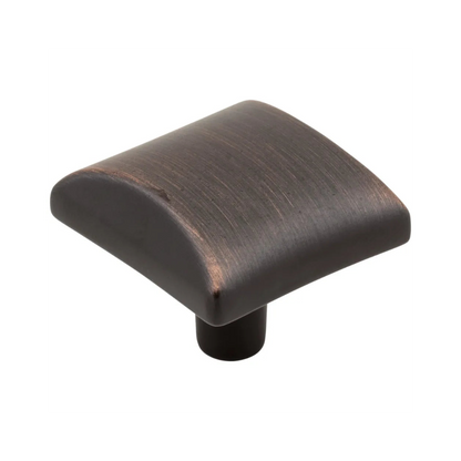 1-1/8" Overall Length Square Glendale Cabinet Knob