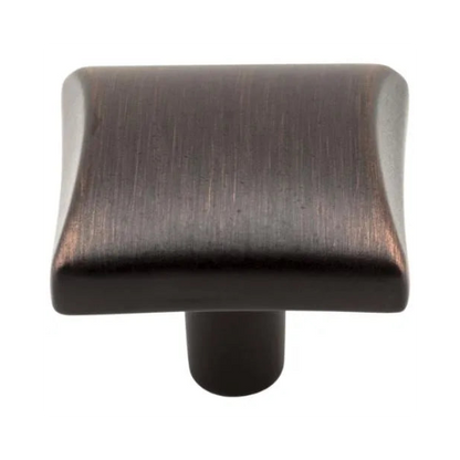 1-1/8" Overall Length Square Glendale Cabinet Knob