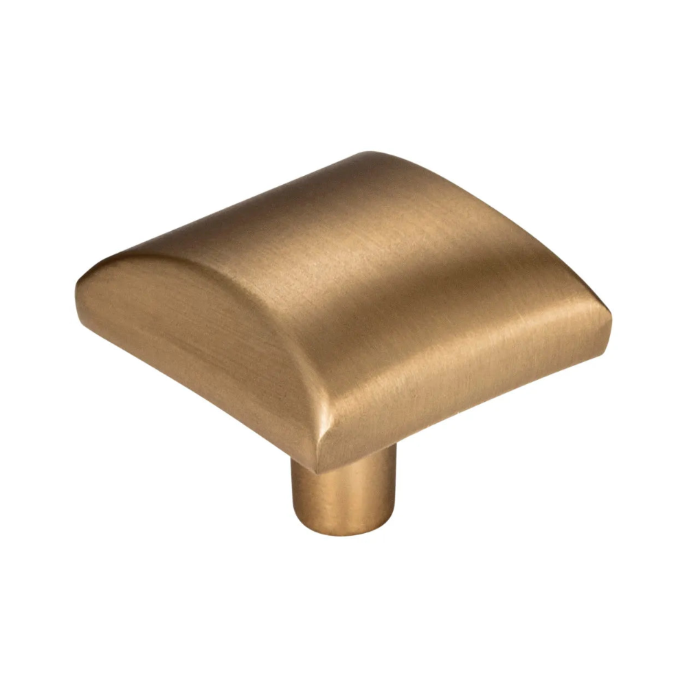 1-1/8" Overall Length Square Glendale Cabinet Knob