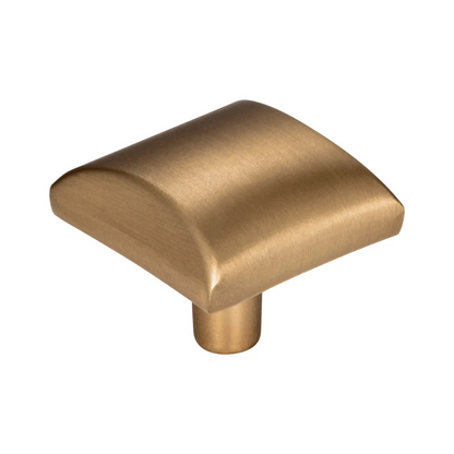 1-1/8" Overall Length Square Glendale Cabinet Knob