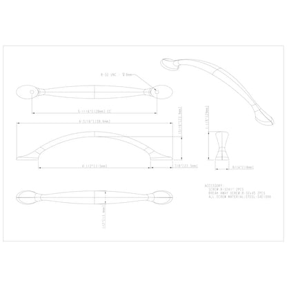 96mm Center-to-Center Somerset Cabinet Pull