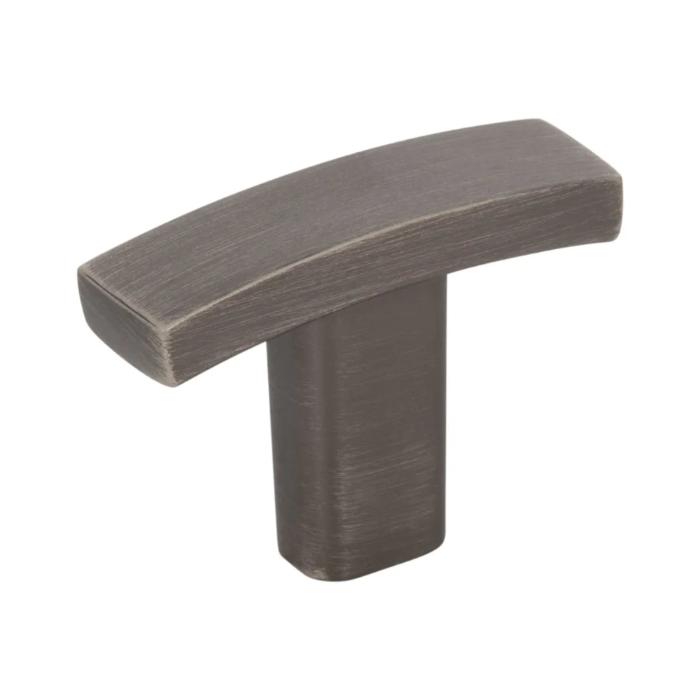 1-1/2" Overall Length Square Thatcher Cabinet "T" Knob