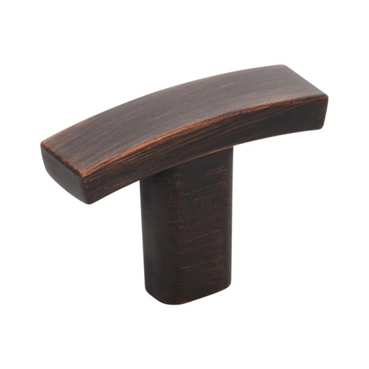 1-1/2" Overall Length Square Thatcher Cabinet "T" Knob