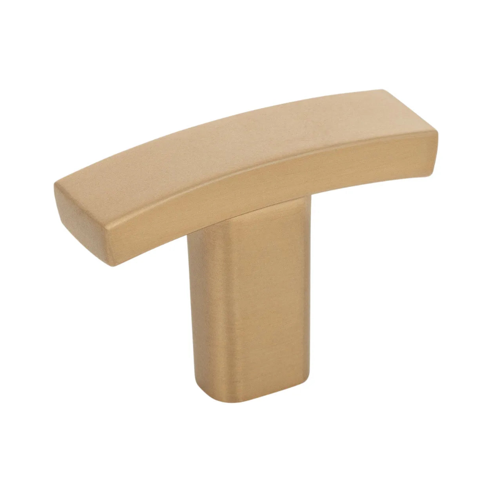 1-1/2" Overall Length Square Thatcher Cabinet "T" Knob