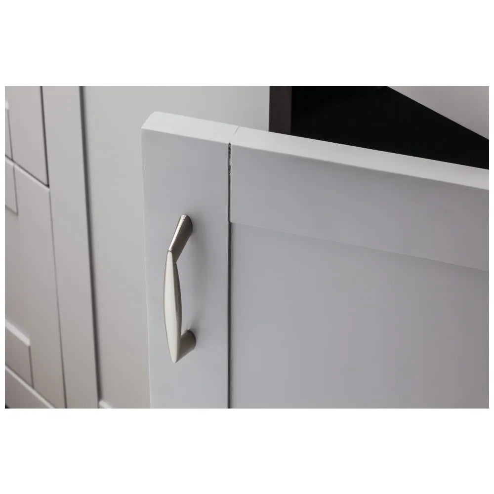 96 mm Center-to-Center Matte Black Zachary Cabinet Pull