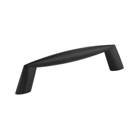 96 mm Center-to-Center Matte Black Zachary Cabinet Pull