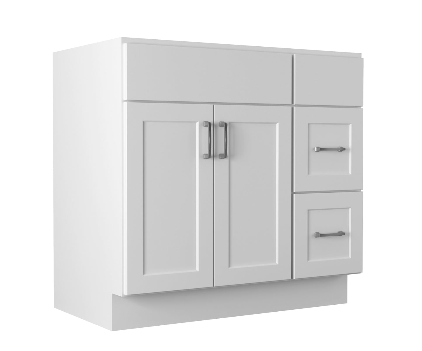 2 Drawer Combination Vanity Sink Base
