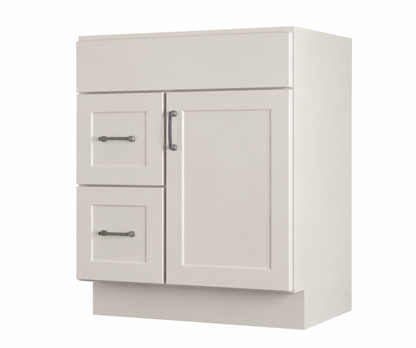 2 Drawer Combination Vanity Sink Base