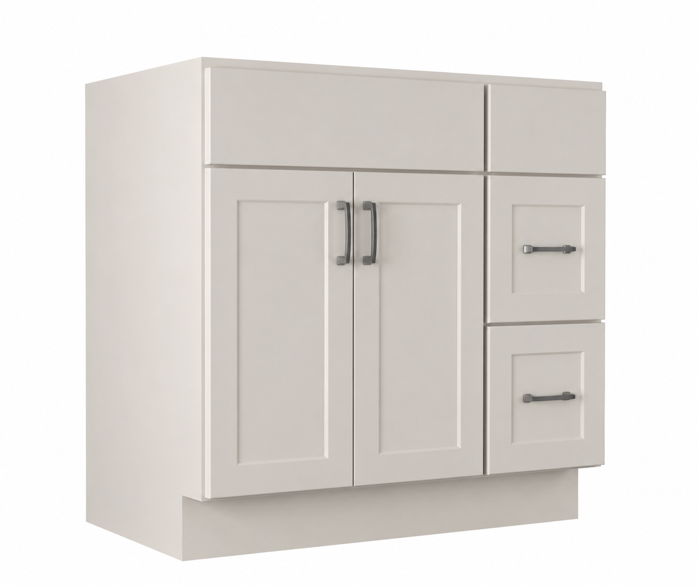 2 Drawer Combination Vanity Sink Base