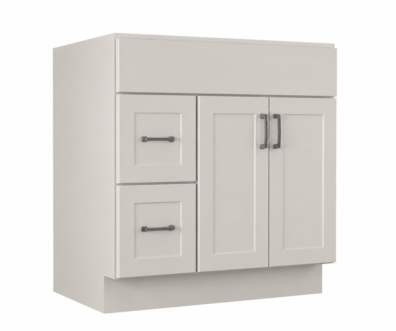 2 Drawer Combination Vanity Sink Base