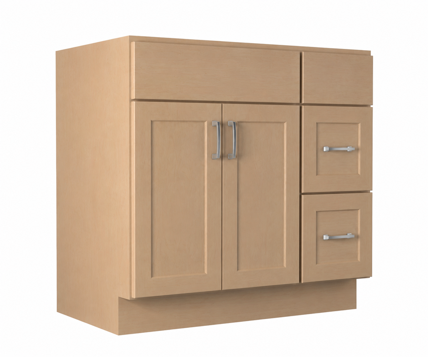 2 Drawer Combination Vanity Sink Base