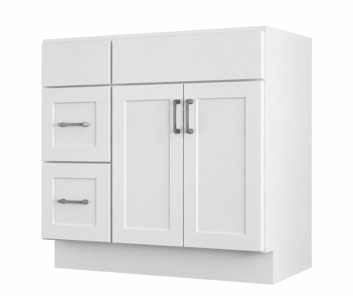 2 Drawer Combination Vanity Sink Base