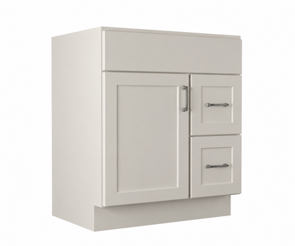 2 Drawer Combination Vanity Sink Base