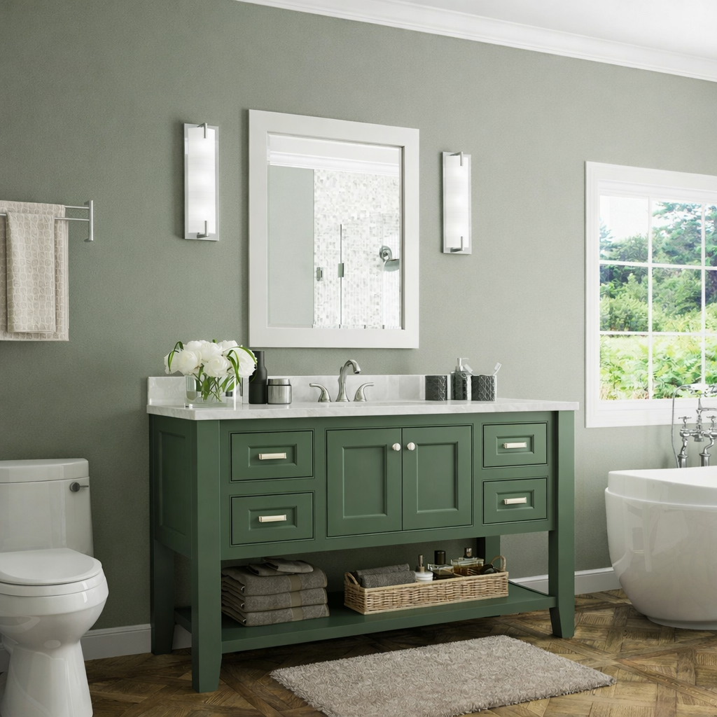 48-inch Trenton Furniture Vanity Bathroom Cabinet
