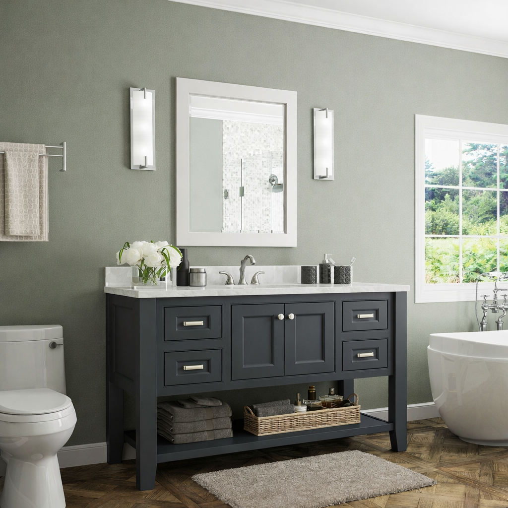 48-inch Trenton Furniture Vanity Bathroom Cabinet