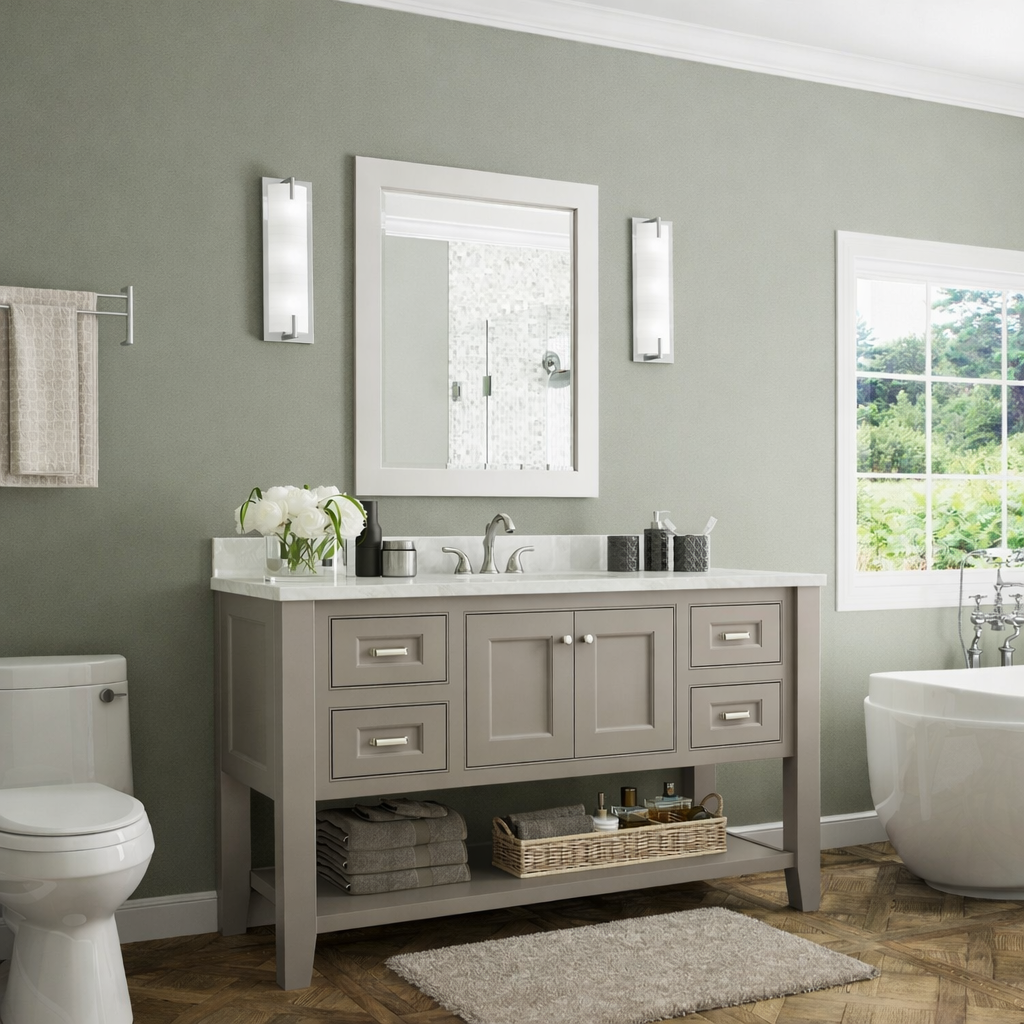 48-inch Trenton Furniture Vanity Bathroom Cabinet