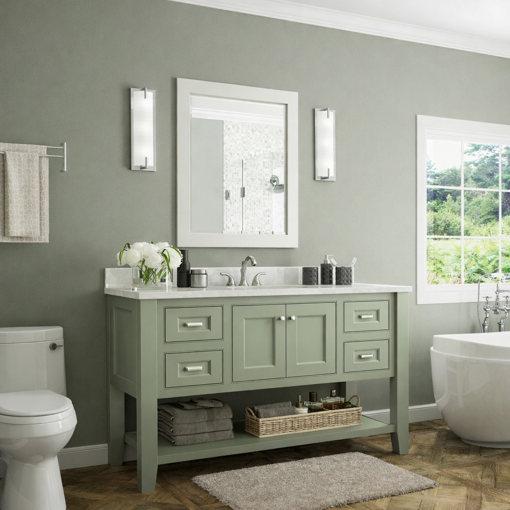 48-inch Trenton Furniture Vanity Bathroom Cabinet
