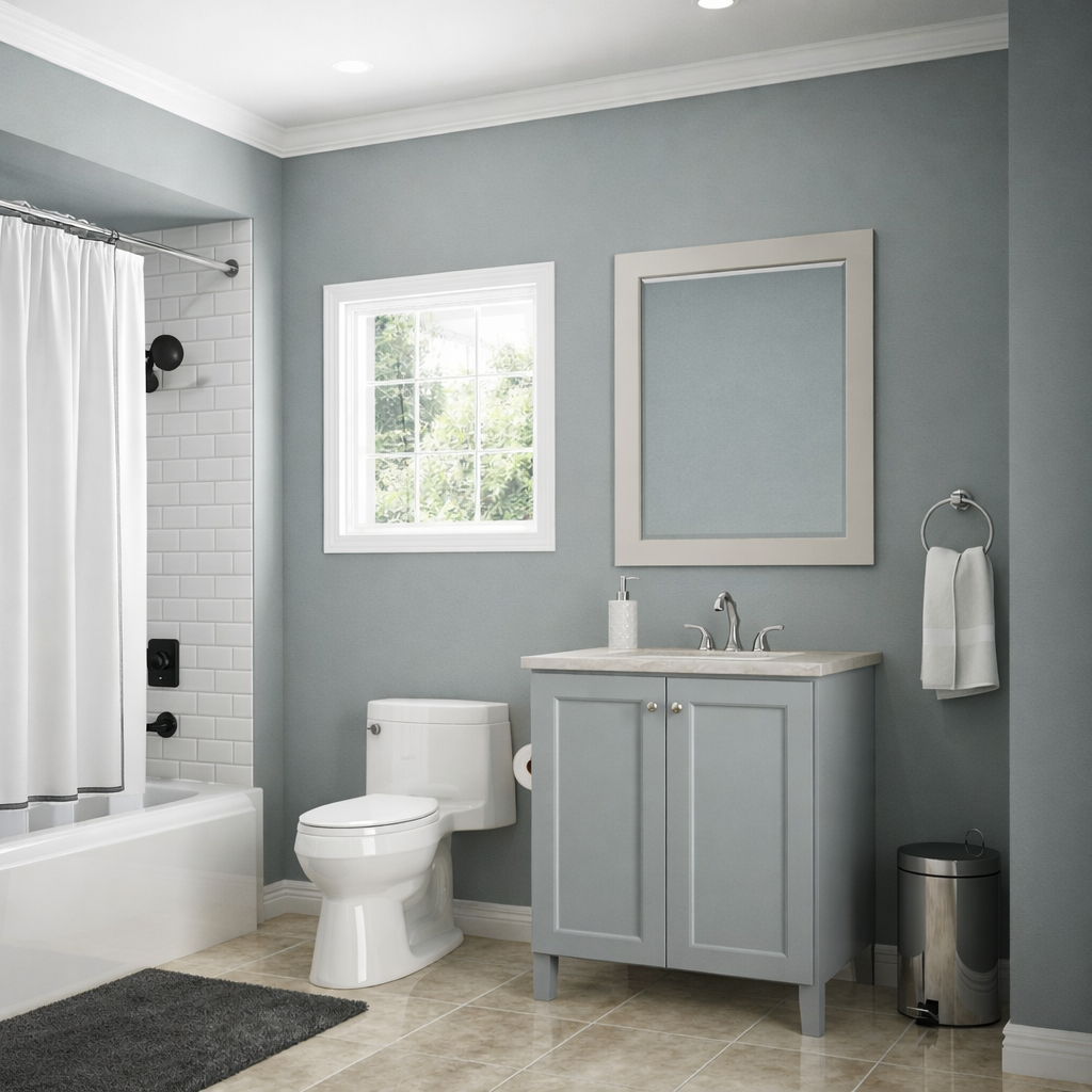 24-inch Trenton Tapered Legs Vanity Bathroom Cabinet